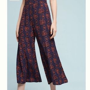 New Anthropologie Elevenses TESSIE Wide Leg Crop